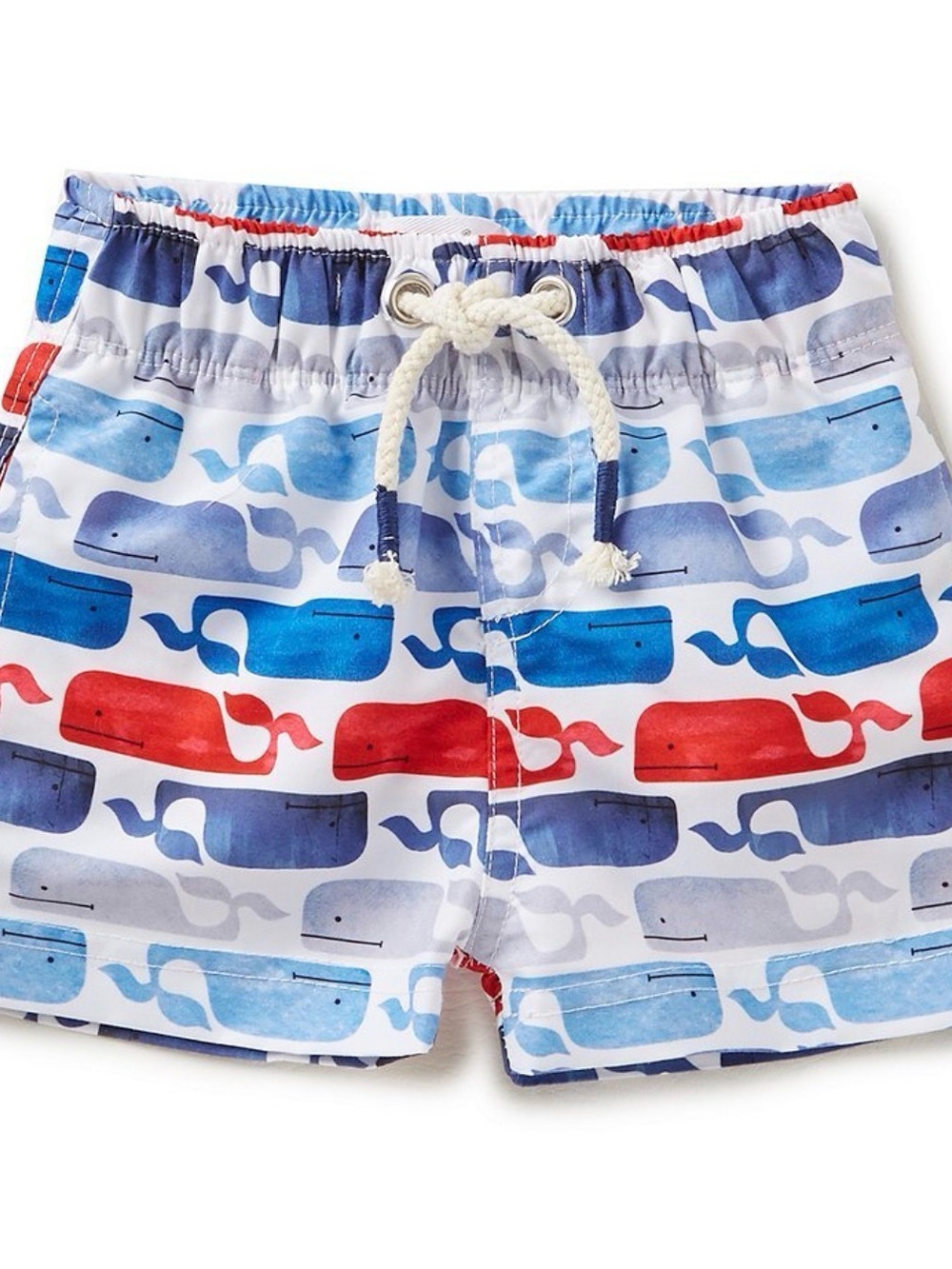 Like-New Mudpie Baby Boys' Whale Print Swim Trunks - Size 12-18 months